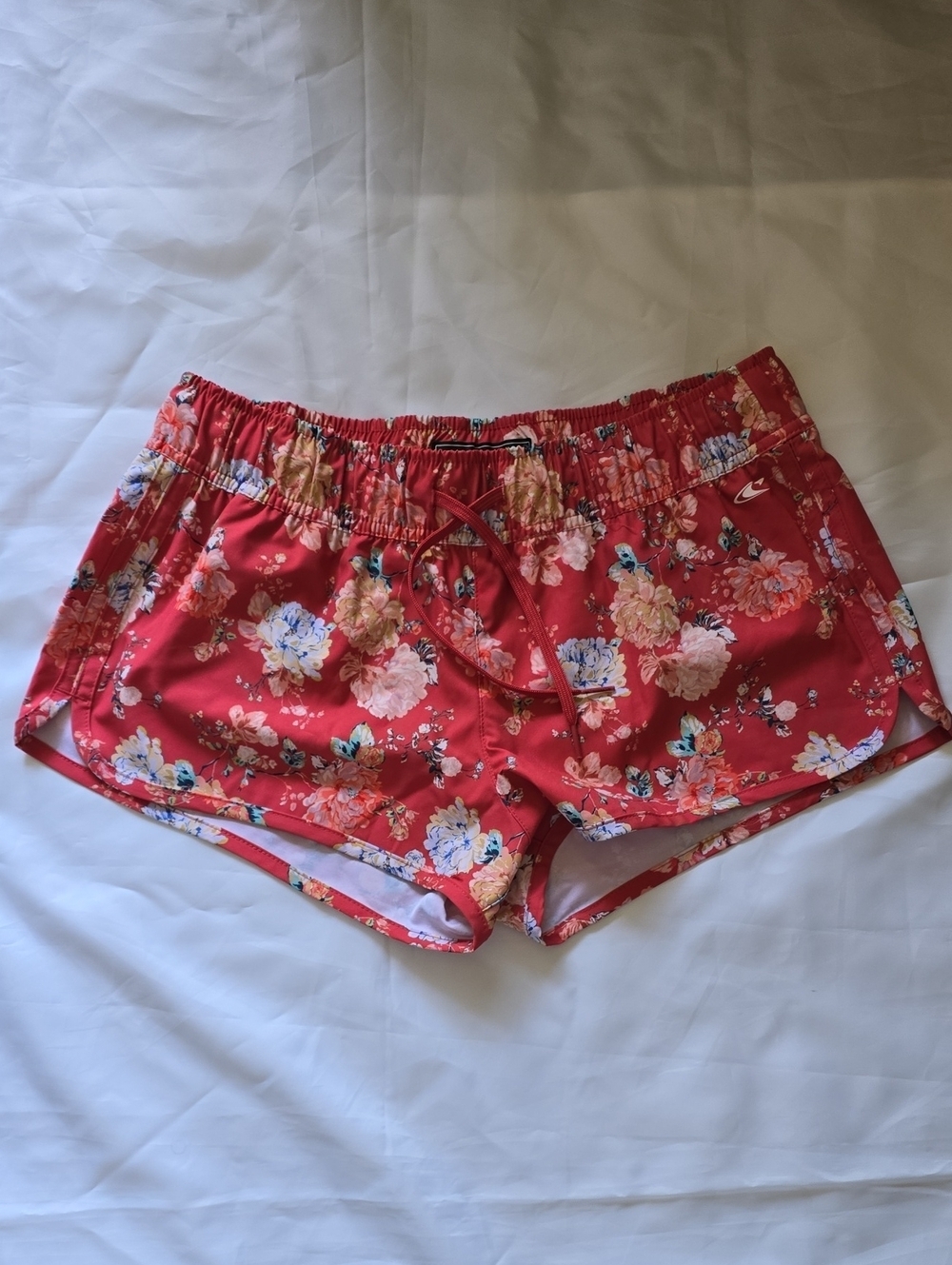 O'Neill Red Floral Board Shorts